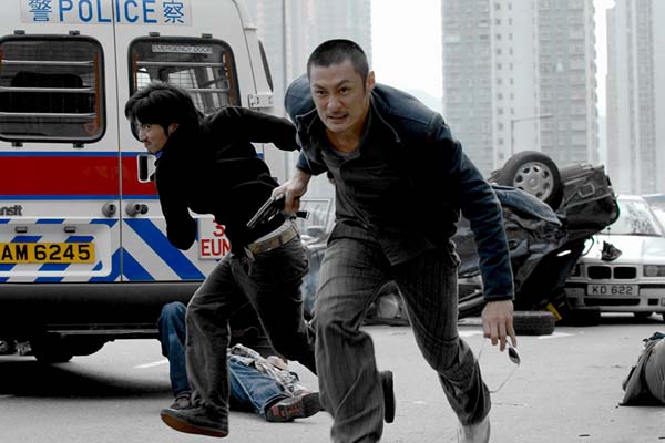 Nicholas Tse et Shawn Yue dans Invisible Target (2007)