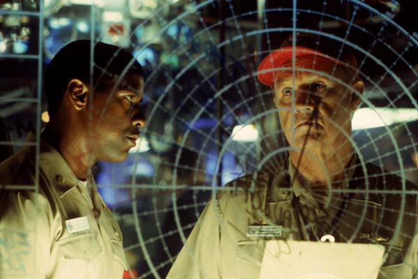 Denzel Washington et Gene Hackman dans Crimson Tide (1995)